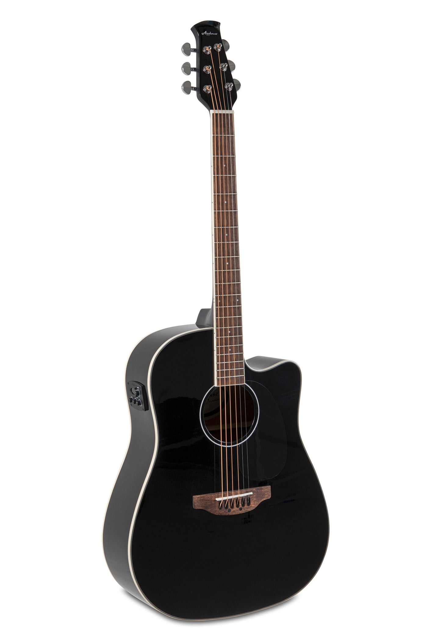 Applause Chitarre elettroacustiche Wood Classics AED96-5HG Black Gloss Electro