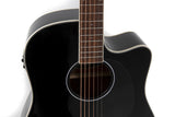 Applause Chitarre elettroacustiche Wood Classics AED96-5HG Black Gloss Electro