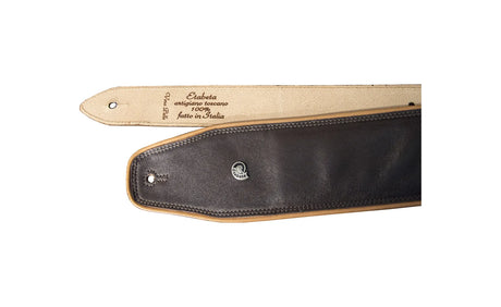 Tracolla per chitarra e basso - Etabeta CADILLAC EASY Guitar Strap | Testa di Moro con bordo Camel