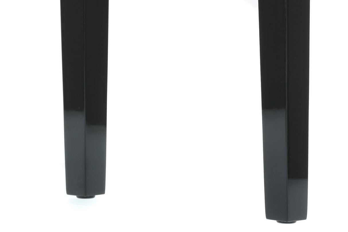 GEWA Panca per piano Deluxe Leather Nero lucido