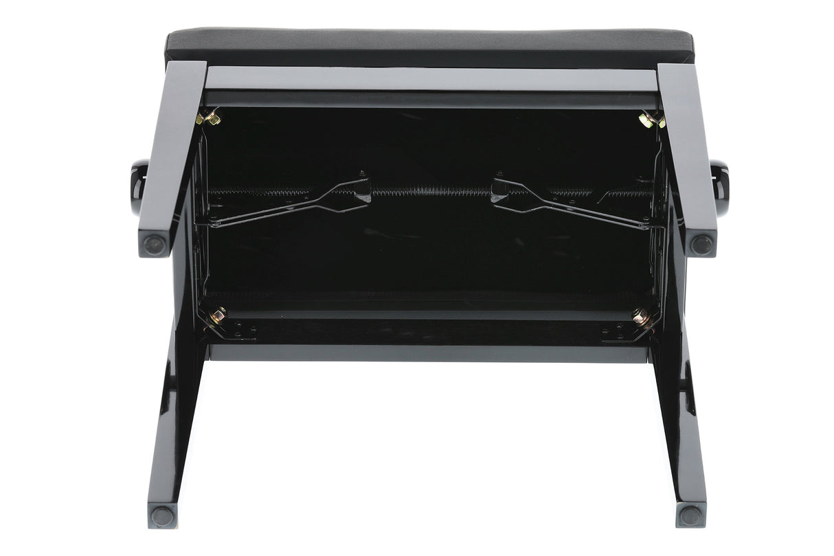 GEWA Panca per piano Deluxe Leather Nero lucido