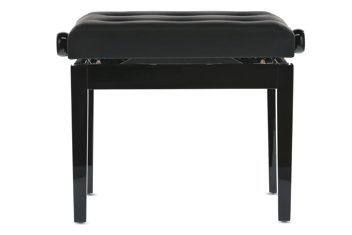 GEWA Panca per piano Deluxe Leather Nero lucido