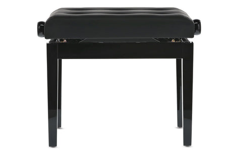 GEWA Panca per piano Deluxe Leather Nero lucido