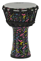 GEWA Djembé Liberty Series Rope Tuned 7" Crazy Neon
