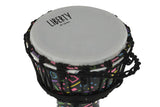 GEWA Djembé Liberty Series Rope Tuned 7" Crazy Neon