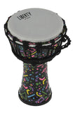 GEWA Djembé Liberty Series Rope Tuned 7" Crazy Neon
