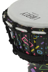 GEWA Djembé Liberty Series Rope Tuned 7" Crazy Neon