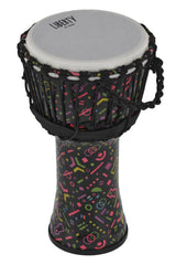 GEWA Djembé Liberty Series Rope Tuned 8" Crazy Neon
