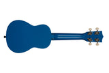 KALA Ukadelic Soprano Ukulele Deepblue graphic Top C/borsa
