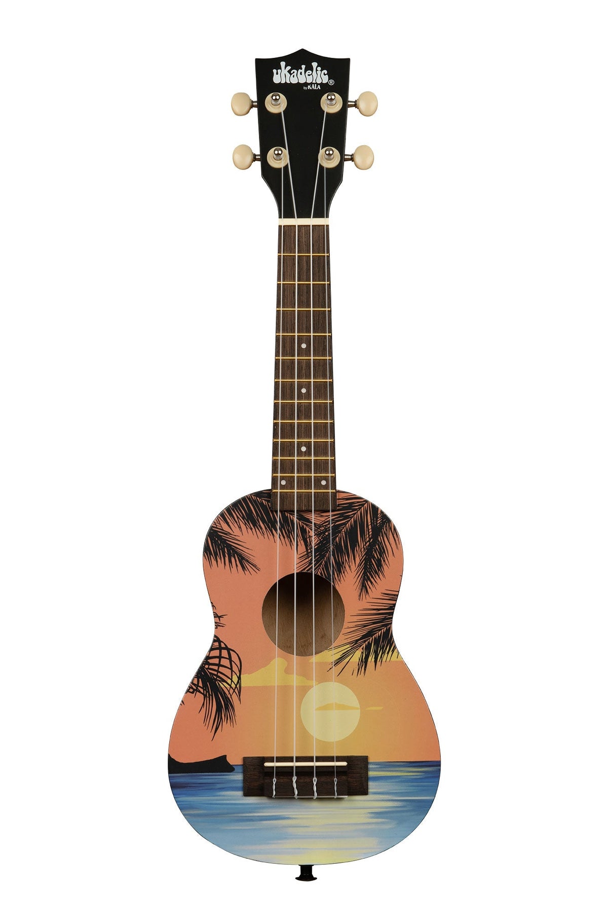 KALA Ukadelic Soprano Ukulele Uk-tropday graphic Top C/borsa
