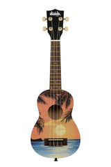 KALA Ukadelic Soprano Ukulele Uk-tropday graphic Top C/borsa
