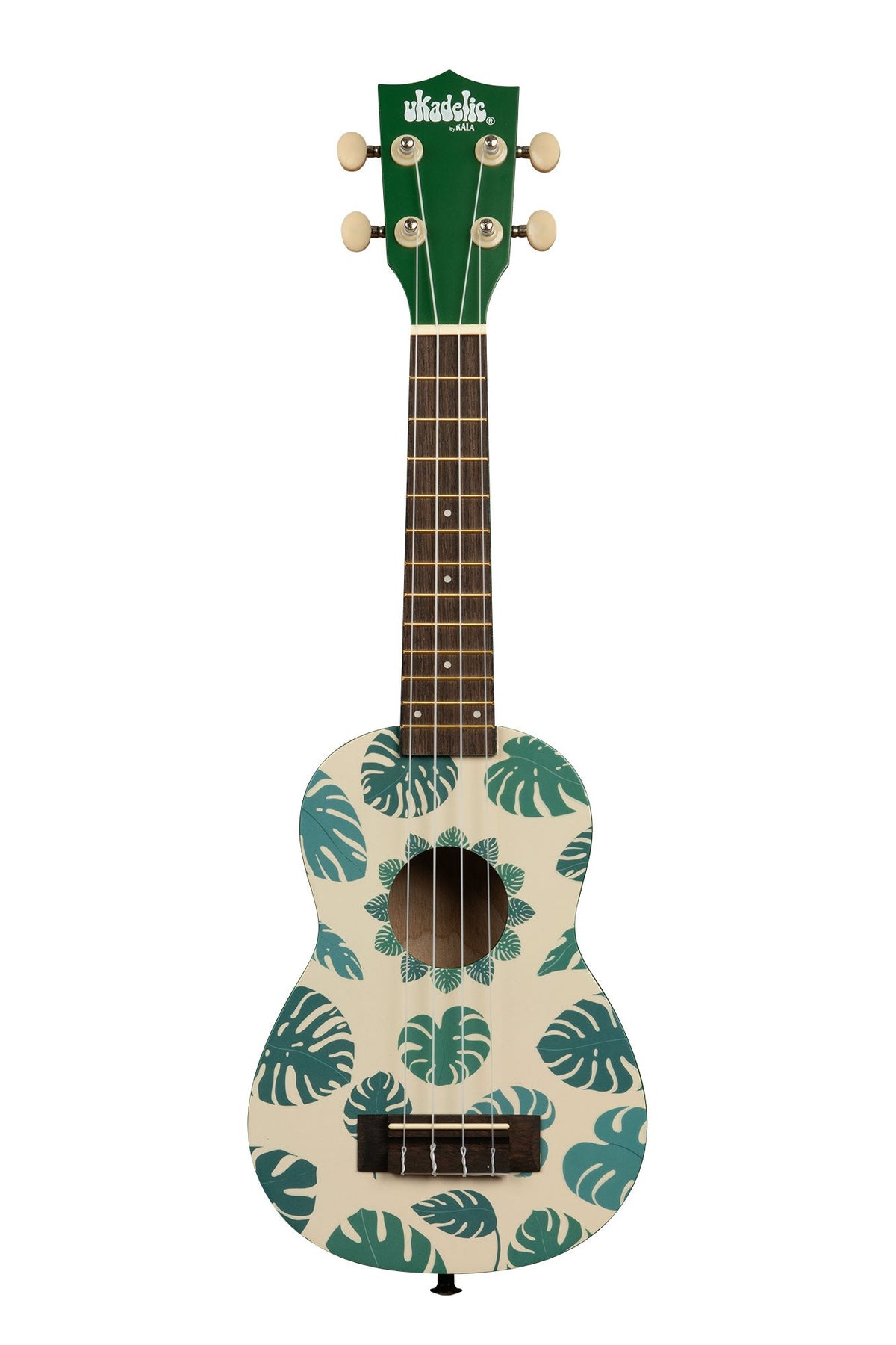 KALA Ukadelic Soprano Ukulele Uk-MONSTERA graphic Top C/borsa