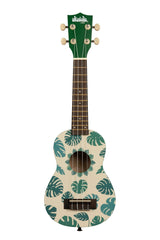 KALA Ukadelic Soprano Ukulele Uk-MONSTERA graphic Top C/borsa