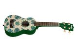 KALA Ukadelic Soprano Ukulele Uk-MONSTERA graphic Top C/borsa