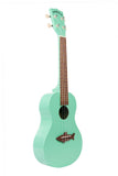 Kala MK-CS/GRN Ukulele Concerto Shark Surf Green con Custodia