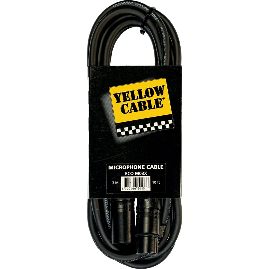 Yellow Cable - M03X Cavo Microfonico XLR 3 m