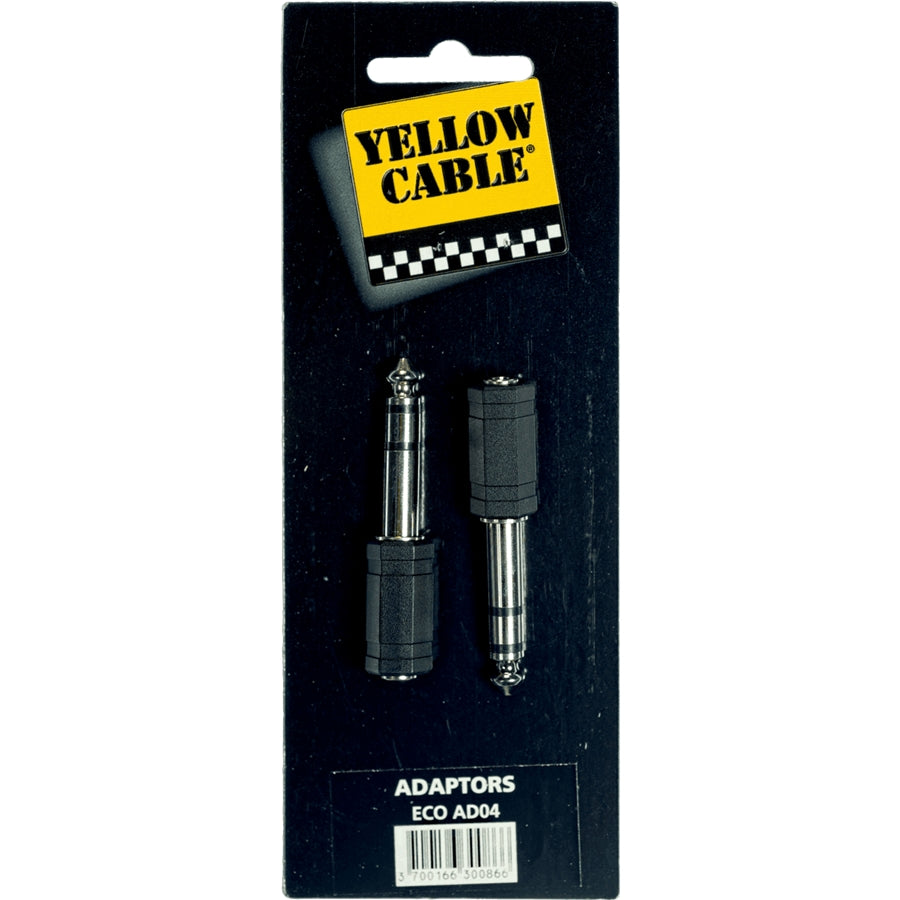 YELLOW CABLE - AD04 ADATTATORE JACK TRS MASCHIO/MINI JACK TRS FEMMINA
