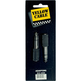 YELLOW CABLE - AD04 ADATTATORE JACK TRS MASCHIO/MINI JACK TRS FEMMINA