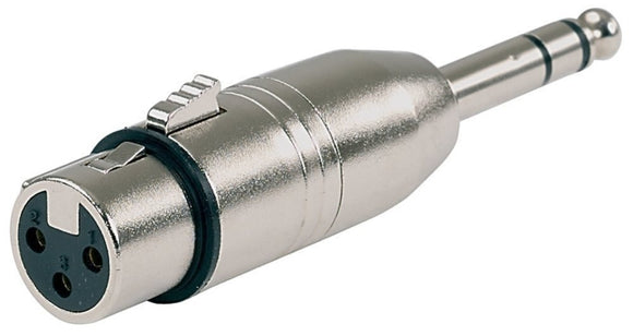 Adattatore Gewa XLR(f) - Jack stereo 6,3 mm