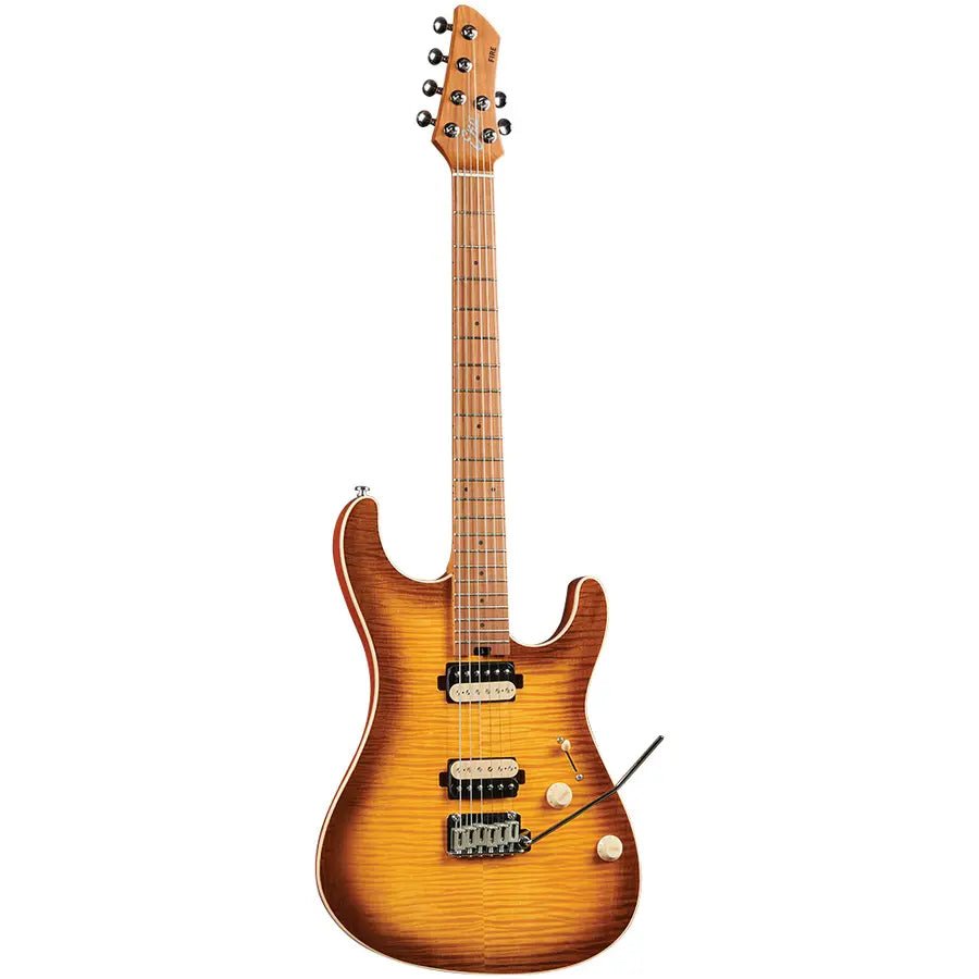 Chitarra elettrica  Eko Fire 401 Aurora Flamed Amber Burst
