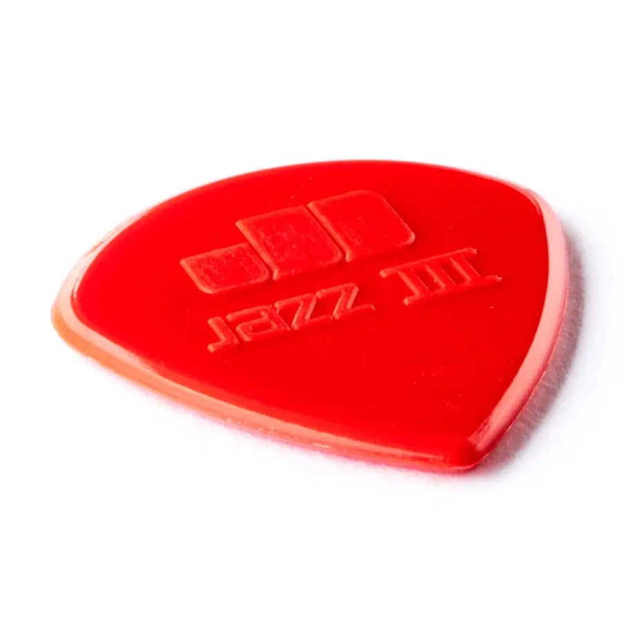 Plettro Dunlop 47R3N Nylon-Sharp 1.38 Jazz III