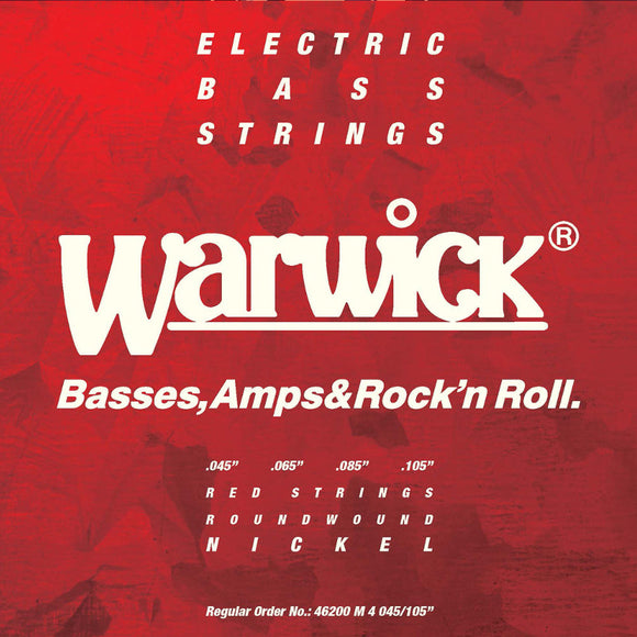 Warwick Strings 46200-M4 Red Label 45-105 Nickel