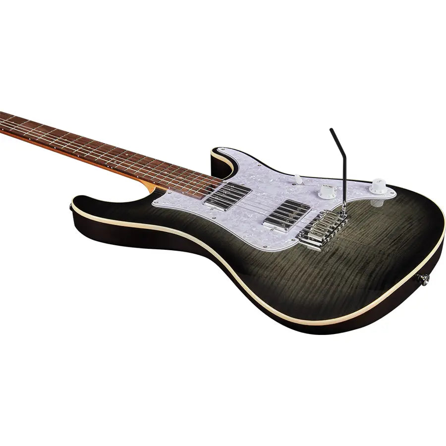 Chitarra Elettrica Eko Fire 400 Aurora Flamed Grey Burst