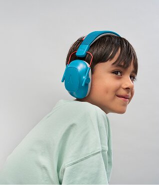 Cuffie antirumore bambini concentrazione Muffy Kids - Blue