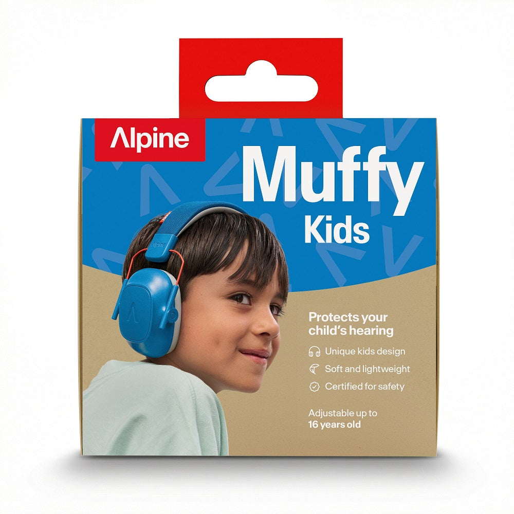 Cuffie antirumore bambini concentrazione Muffy Kids - Blue