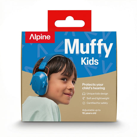 Cuffie antirumore bambini concentrazione Muffy Kids - Blue