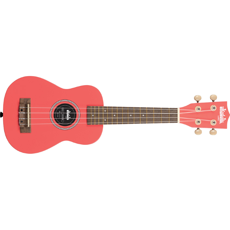 Kala UK-RAZDAZ Ukulele soprano Razzle Dazzle rosa medio