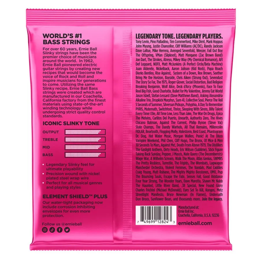 ERNIE BALL 2824 Super Slinky Nickel Wound 5-Strings Bass 40-125
