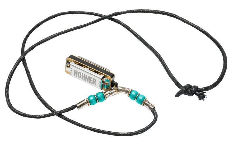 HOHNER MINI HARP NECKLACE LIGHT BLUE