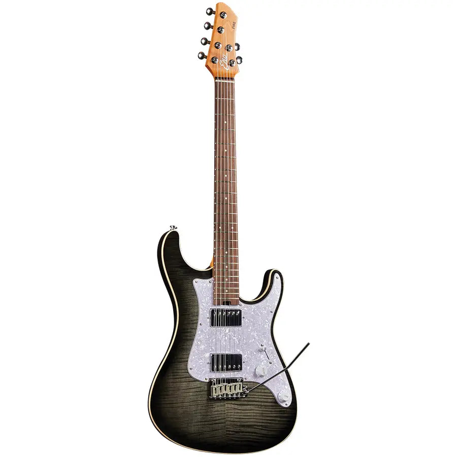 Chitarra Elettrica Eko Fire 400 Aurora Flamed Grey Burst