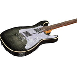 Chitarra Elettrica Eko Fire 400 Aurora Flamed Grey Burst