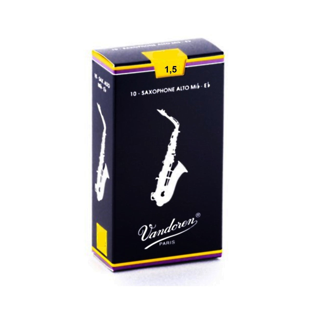 VANDOREN SR2115 CONFEZIONE 10PZ SI ANCE PER SAX ALTO IN MIB 1,5 TRADITIONAL