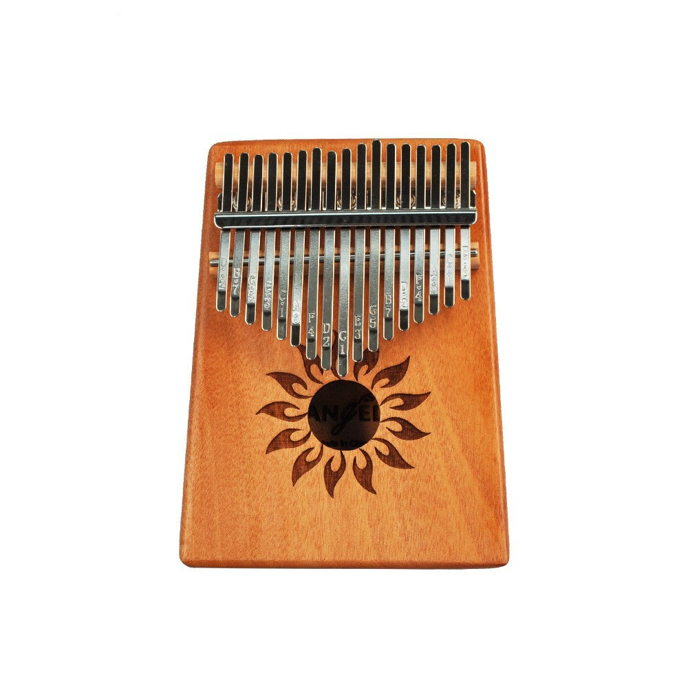 ANGEL ARK-N-SUN Kalimba in mogano 17 note - design Sun