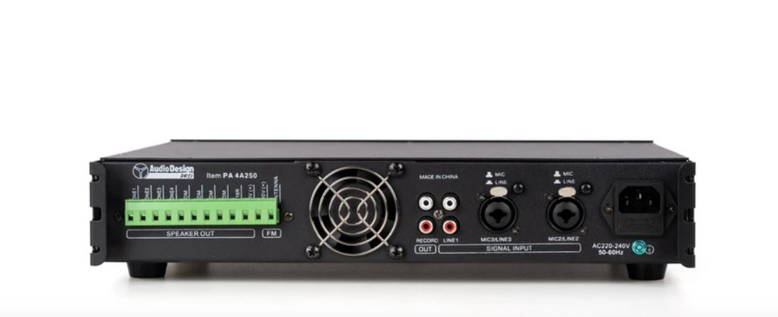 Amplificatore per impianti - Audiodesign - PA 4A150  Amplificatore PA