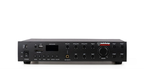 Amplificatore per impianti - Audiodesign - PA 4A150  Amplificatore PA