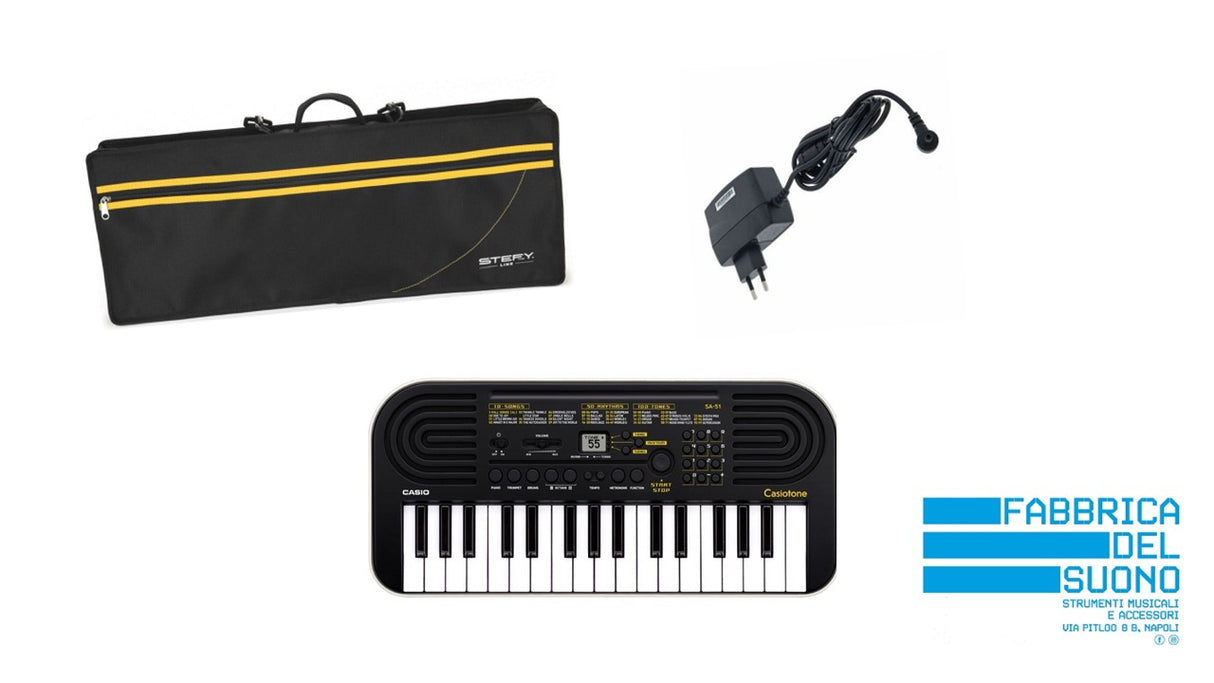 Tastiera Casio Sa51 + borsa + alimentatore + pile
