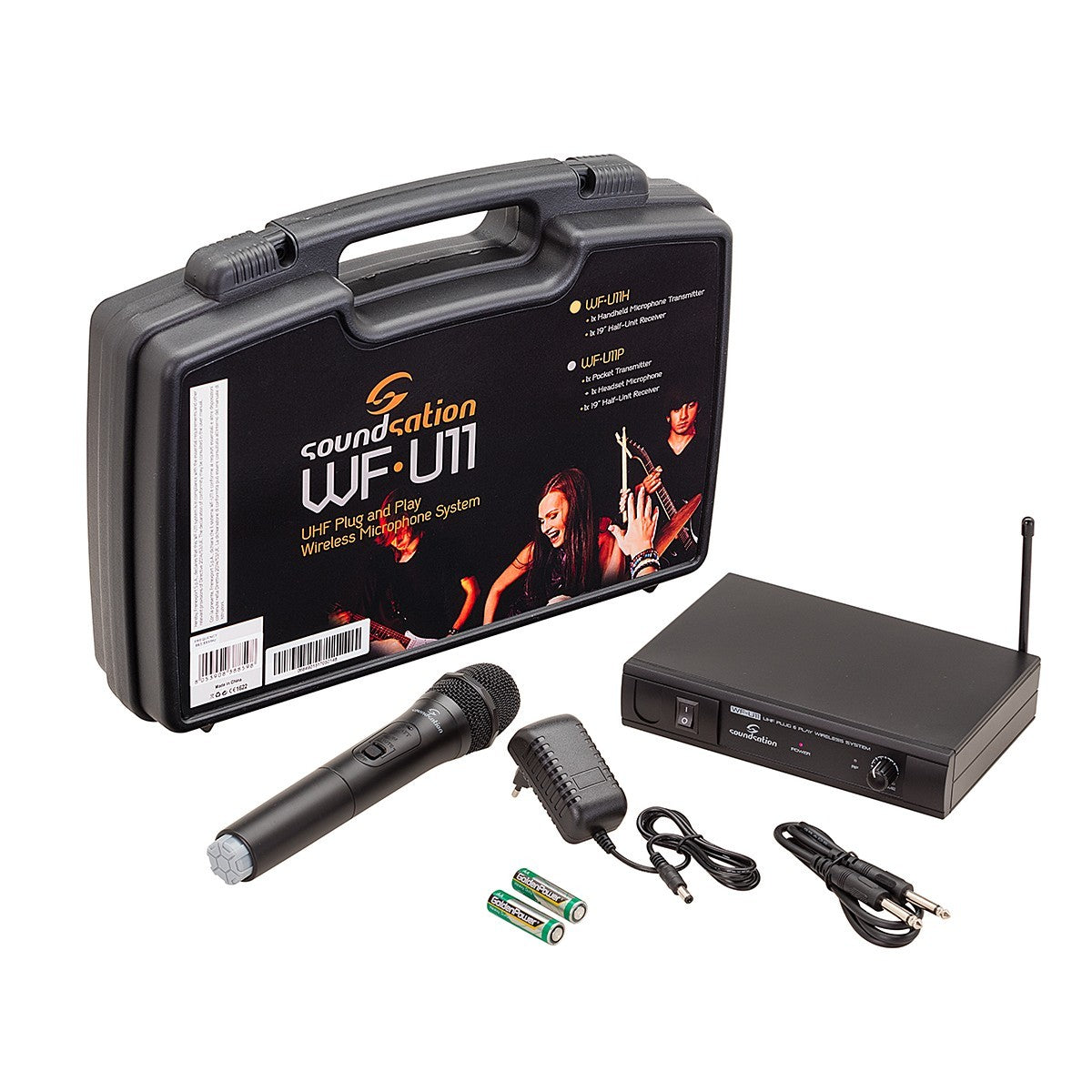 SOUNDSATION WF-U11HB  RADIOMICROFONO UHF PLUG&PLAY A MANO (FREQ. 863.55 MHZ)