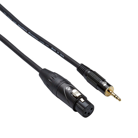 Bespeco Cavo per dispositivi elettronici – jack Ø 3,5 mm TRS – cannon femmina