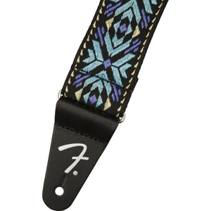 FENDER 0990638025 Tracolla Pasadena Woven - Blue Snowflake