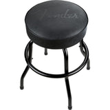 FENDER 9192022002 Sgabello da bar con logo nero in rilievo Fender™, nero/nero, 30"