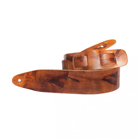 ETABETA GUITAR STRAPS / TRACOLLE PER CHITARRA E BASSO HEAVY RELIC EASY  Marrone Tamponato