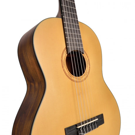 SOUNDSATION CST34-NTS Chitarra classica 3/4 con top solido in abete e rosetta incisa