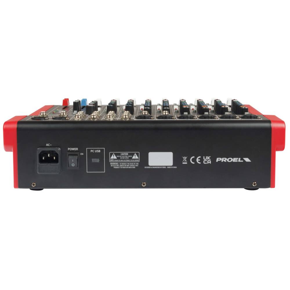 Proel MQ1222X - Mixer 12 canali con Bluetooth, Effetti, MP3 Player