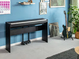 YAMAHA P225 Black - pianoforte digitale + supporto L200B + pedaliera LP1B