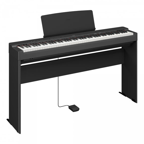 YAMAHA P225 Black - pianoforte digitale + supporto L200B
