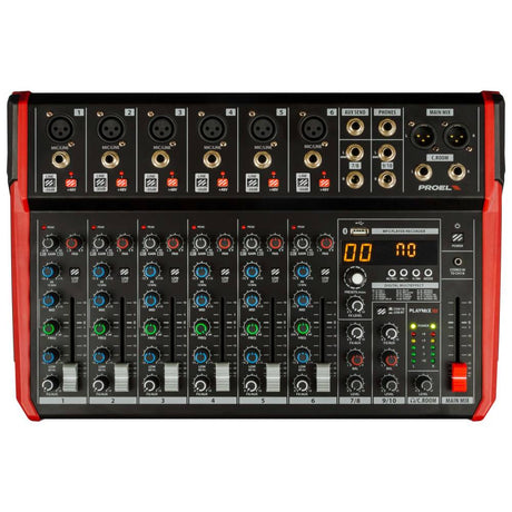 Proel Mixer Compatto 10 canali PLAYMIX10